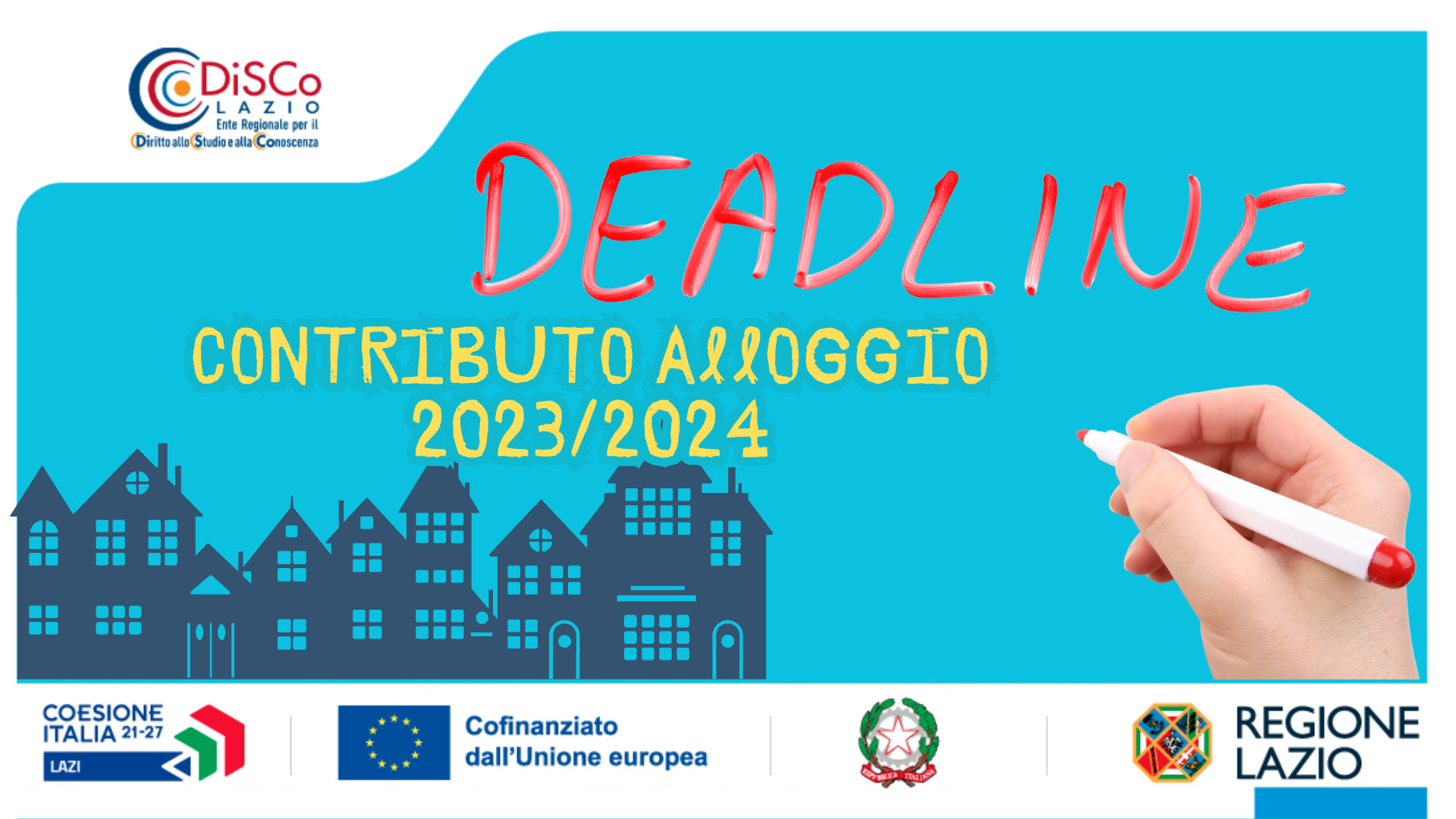 illustrazione deadline contributo alloggio 2023/2024