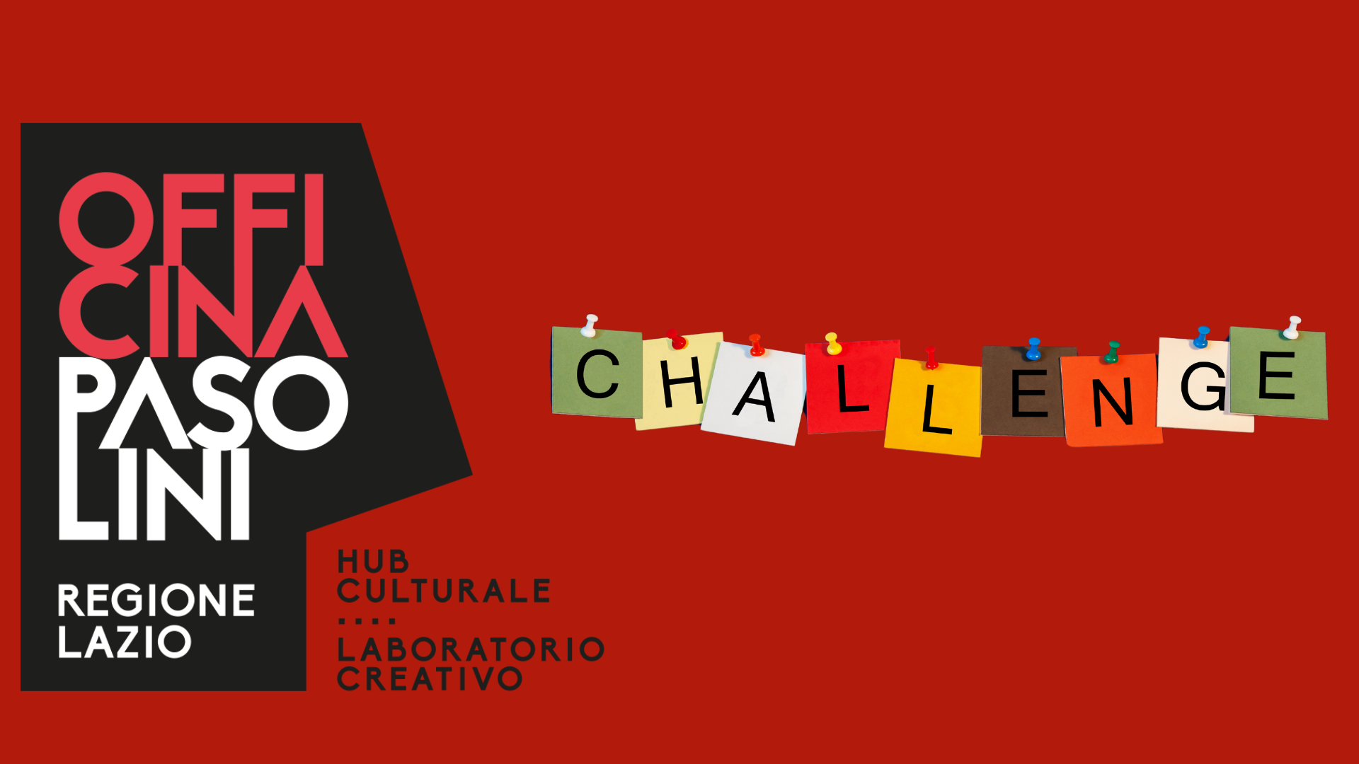 illustrazione - logo officina e scritta challenge